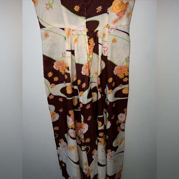 Vintage Penny’s Hawaiian Maxi Long Dress Sleeveless Tank Floral Women’s Small - Picture 6 of 11